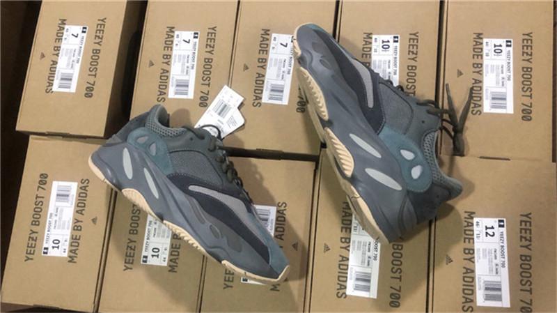 PK GOD YEEZY 700 BOOST Teal Blue RETAIL MATERIALS READY TO SHIP